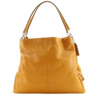 【日本直送】COACH 蔻馳 Madison Phoebe 托特包 25635 牛皮 橘色 女仕【二手】