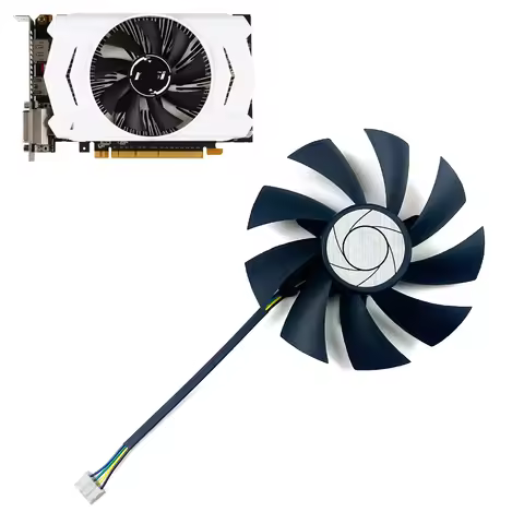 NEW Cooling Fan 85mm 4pin HA9010H12F-Z For MSI GeForce GTX 950 1060 R7 360 OC Graphics Card Fans