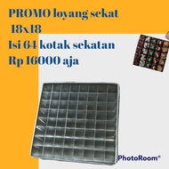 18x18x4 brownie divider pan square64