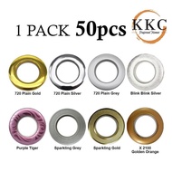 KKC Eyelet Ring Collection Bundle 50pcs/pack Gelang Cincin Langsir/Eyelet Ring Langsir Ready Stock H