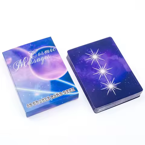 42 Oracle Card Deck Cosmic Messages Divination Inspirational Board Playing Games English Version 10.