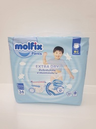 โมลฟิกซ์-แพมเพิสแบบกางเกง Molfix Extradry size XXXL 28ชิ้น