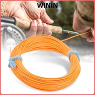 WININ Fly Fishing Line, Multiple Colors Nylon Floating Fly Fishing Line, Durable 3wt 4wt 5wt 6wt 7wt