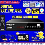 Set Top Box Mitsuyama Alat Penerima Siaran TV Digital MS-DVB 01 - Set Top Box-bisa 3 tv -new