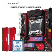 เมนบอร์ด MACHINIST X99 RS9 รองรับ Intel Xeon E5 2678 V3 LGA 2011-3 CPU แรม DDR4 16GB รองรับ USB3.0 ส