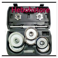 Special Gosend Dumbell Barbell 10Kg Original Stamina Set