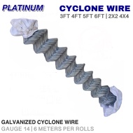 Per Roll | #14 CYCLONE WIRE Makapal Bakod 6Mtrs| 3ft 4ft 5ft 6ft | 2x2in 4x4in | 14Gauge