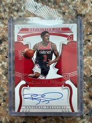 Panini NBA Basketball National Treasures Washington Wizards Bradley Beal on card auto card /49