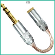 CRE 5 9inch 6 35mm Male to 4 4mm Female  Resolution Headphone Adapter Cord Wire
