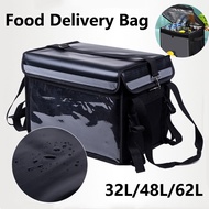 Food Delivery Bag 32L/48L/62L Waterproof Thicken Thermal Insulated Bag Food Rider Delivery Box