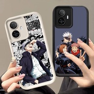 DJ-48 The spell returns to Gojo Satoru Silicone Casing black and white for OPPO RealmeReno Narzo 11 