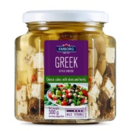 Schärdinger Greek-Style Olive Feta Cheese 300g - Ready-to-Eat Feta in Oil with Herbs, Perfect for Sa