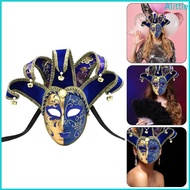 Alia Mardi Gras  Masquerade  Jester  Venetians  Carnivals  Halloween Costume  for Men and Women