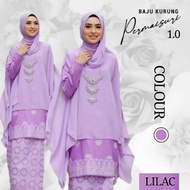 | PURPLE LILAC | BAJU KURUNG QUEEN SONGKET PRINTED | BAJU KURUNG PERMAISURI | SAIZ 36 - 56 | BAJU KU