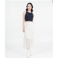 Enzy Storia X This Is April, Isabella Lace Skirt Women's Long Skirt (ORI)