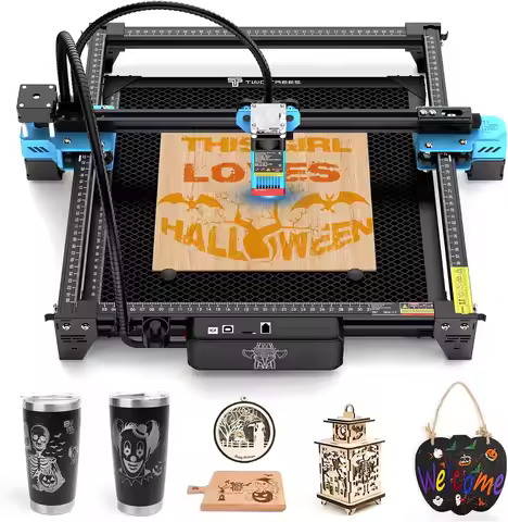 Laser Engraver 40W Laser Engraving Machine 32 Bit Motherboard, for Cut Plywood Wood Engrave Aluminum