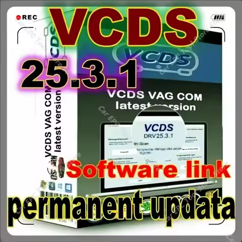 VCDS 25.3.1/25.3.0 UPDATE SOFTWARE VAG-COM VCDS OBD2 Scanner HEX V2 Multilingual Interface Garage so