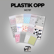 (10 Pcs) OPP Plastic Packing Motifs | Clear Plastic Packing Sleeve Cover | Cute Plastic Packing | Pl