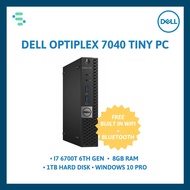 [Refurbished] Dell Optiplex 7040 Tiny PC | i7- 6700T Gen 6 | 2.8GHZ | 8 GB Ram | 1 TB HARD DISK | WI