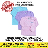 (3Pcs) Plain Long oblong by Aruchi Baby Size SML XL XXL (3-24 Months)