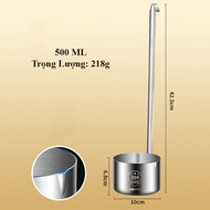 Muỗng múc rượu inox 304 dụng cụ đong chất lỏng cán dài - LOKING