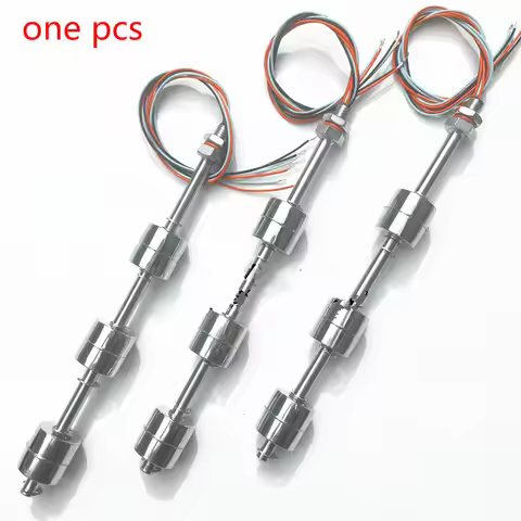 Length 150-600MM three Floating Ball Stainless Steel Level Automatic Control Switch Sensor 220V