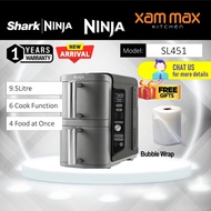 Ninja SL451 Double Stack XL 9.5L Air Fryer (With Probe) / Dual Basket / DoubleStack / SharkNinja