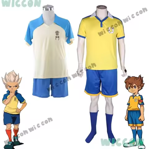 Tenma Cosplay Gouenji Shuuya Inazuma 11 Eleven GO Matsukaze Game Anime Roleplay Raimon Uniform Outfi