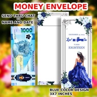 50pcs Debut Money Envelope 18th or 23rd Birthday (Edit Details Only)