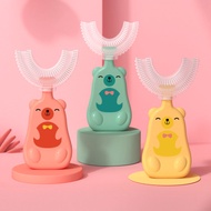 Sty⚡ Sikat Gigi Silikon Berbentuk U Anak Bentuk Bintang Baru Pembersih Mulut Bayi - OLO