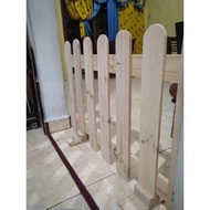 40 Cm High Wooden Fence, House Fence, Animal Cage Fence, Room Divider for Gardens