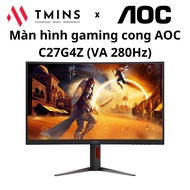 AOC C27G4Z curved gaming monitor (27 inch/VA 1500R/FHD/280Hz/0.3ms) - Genuine product