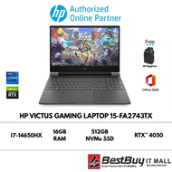 HP Victus Gaming 15.6 inch Laptop 15-fa2743TX - Mica Silver ( i7-14650HX  16GB  512GB  RTX™ 4050 )