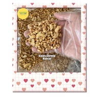 GAJUS GORENG HANCUR FRIED CRUSHED CASHEWS NUTS  UNTUK SAMBAL NASI AYAM NASI AYAM GEPUK 1 KG