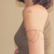 8 Planets Feminine Thin Chain Beach Bicep Bracelet