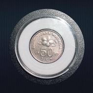 JL Antiques Malaysia Banknote Coin 50 Cent 1989 Semi-Keydate