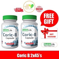 EXP05/26 NutrinLife Coric-B capsules for joint pain 2x45's  FREE GIFT+FREE DELIVERY Nutrin Life