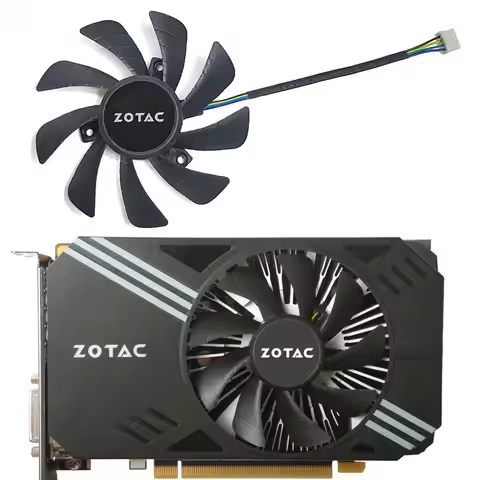 NEW 85MM 4PIN T129215SH GA92S2U GTX 1060 MINI GPU Fan，For ZOTAC GTX 950 960 1060 Mini、P106-90、P106-1