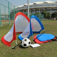 Portable Folding Football Goal Outdoor Indoor Mini Game Accessories Net B8S7 Football Training C7I9
