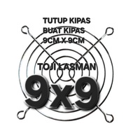 ( 9X9 ) Grill Cover Iron Fan Safety Cover Fan Blower Hexos Fan 9Cm X 9Cm 9X9 9 X 9 Iron