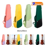 [Perfk1] Ukulele Bag Ukulele Case Portable Colorful Ukulele Gig Bag Ukulele Backpack for Tuner