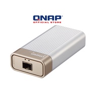 QNAP QNA-T310G1S Single port Thunderbolt3 to single port 10GbE SFP+ adapter, bus powered. 2-year SG 