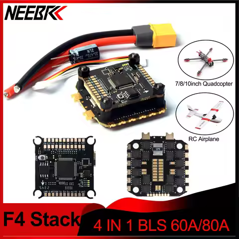 F405 F722 F7 Flight Controller FC 60A 80A 100A STACK Dshot ESC 3-8S SURPORT BetaFlight/INAV for MARK
