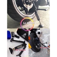 PADDOCK SINGLE SIDE STAND MOTORCYCLE MOTOR MOTO TONGKAT KAKI TEPI DOUBLE STAND TAYAR JACK JET BOBBIN