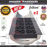 FELTON 6"X15" UV PROTECT PVC DRAIN COVER PENUTUP LONGKANG
