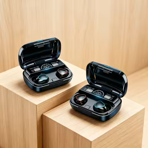 Bluetooth headset M10 hands-free LED Dispay headset Bluetooth HiFi stereo music wireless earplug gam