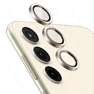 อุปกรณ์ป้องกันวงแหวนรูปกล้องอะลูมินัมอัลลอย S25FE สำหรับ Samsung Galaxy S25 FE 5G 9H ฝาเลนส์โลหะกระจ