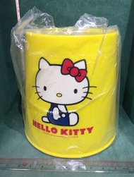 (收藏用品）全新懷舊 EIKOH  Sanrio (2010) Hello Kitty Double Layer Litter Bin  吉蒂雙層垃圾桶  (黃色）