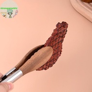 Strongaroetrtr Cooking Tongs, Walnut Wood Tongs, Cooking Tongs, Stainless Steel Non-Slip Walnut Sala