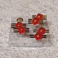 Ministry of Defense civil servant collar pin magnetic buttons 2A, 2B, 2C, 2D/ 3A, 3B, 3C, 3D/4A, 4B,
